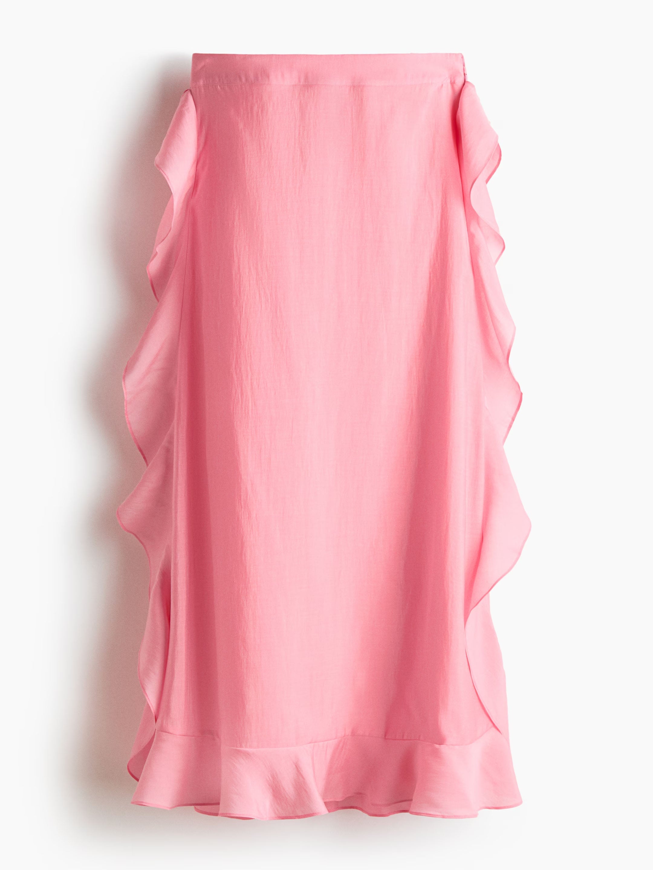 Oversized A-line top & Flounced skirt